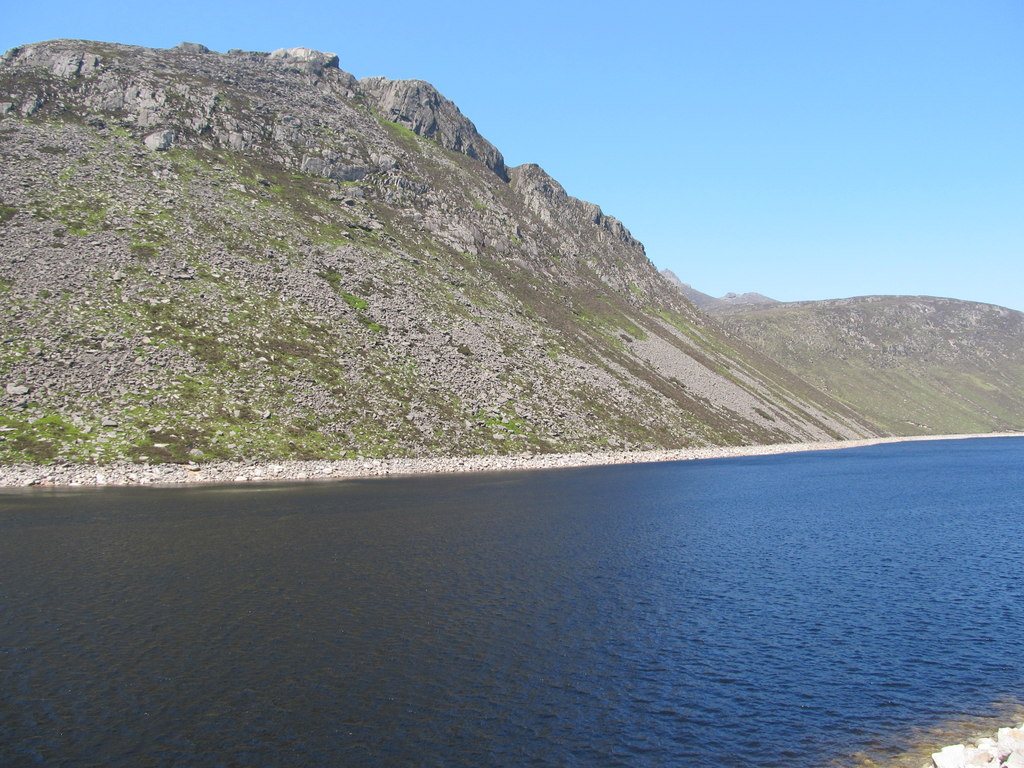 Ben Crom mountain across the reservoir