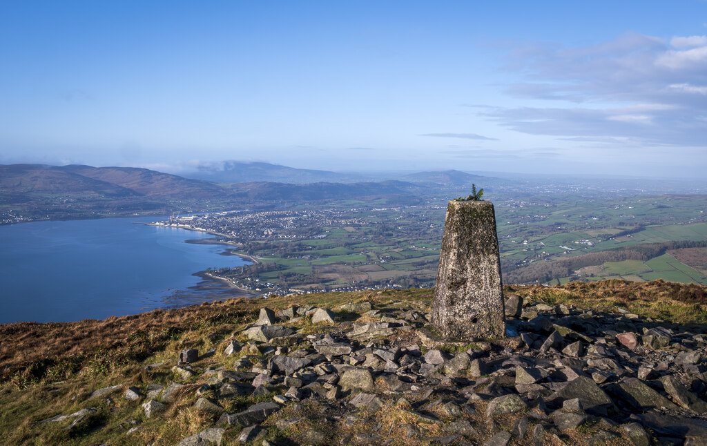 The summit of Slieve Martin